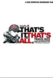 That's It, That's All. (2008)